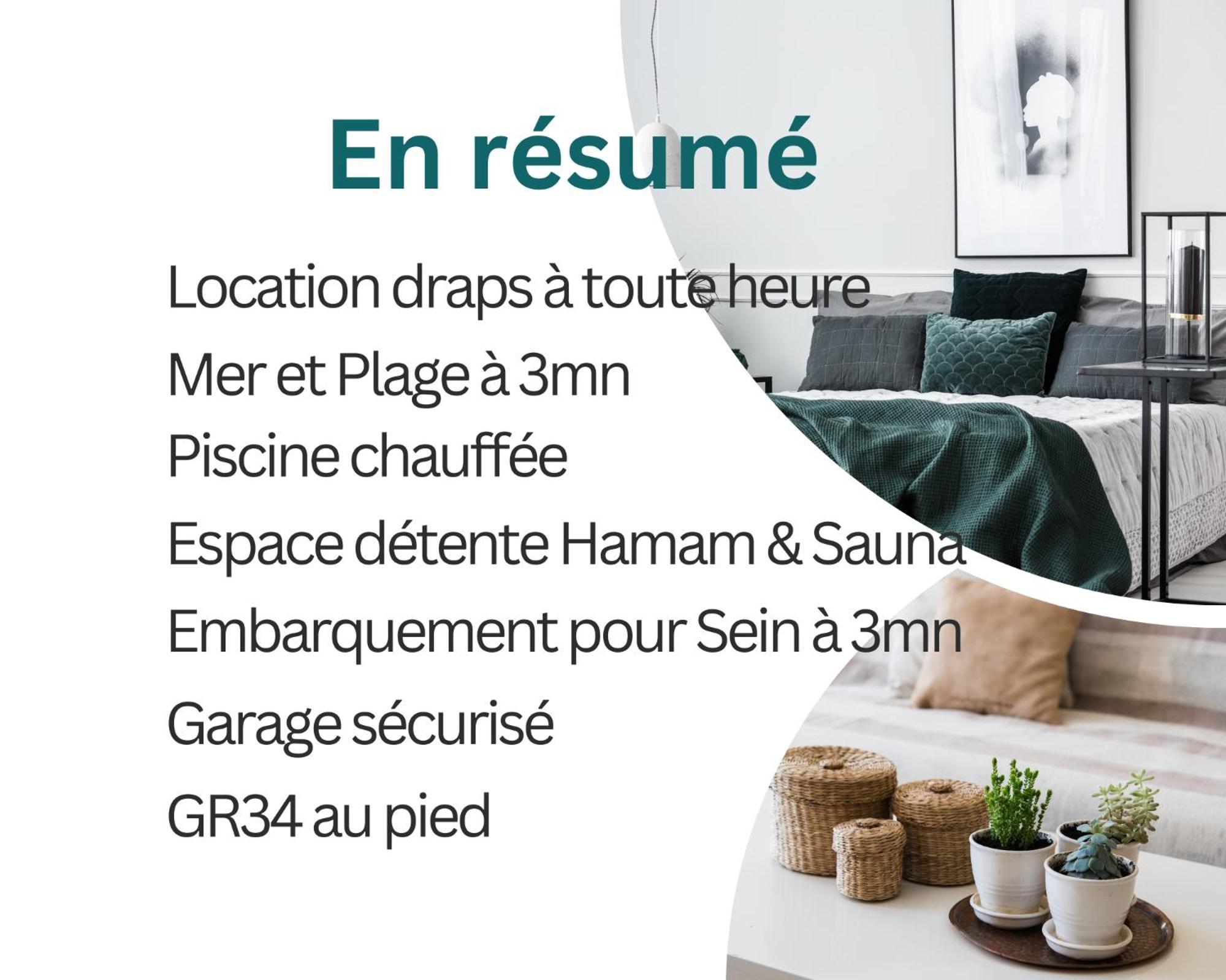 Duplex Vue Mer - Plage A 100M- 4 Lits - Parking Sous Sol Audierne Exterior photo